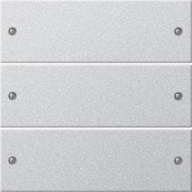 Wippenset 3fach System 55 Farbe Alu (lackiert) 218326