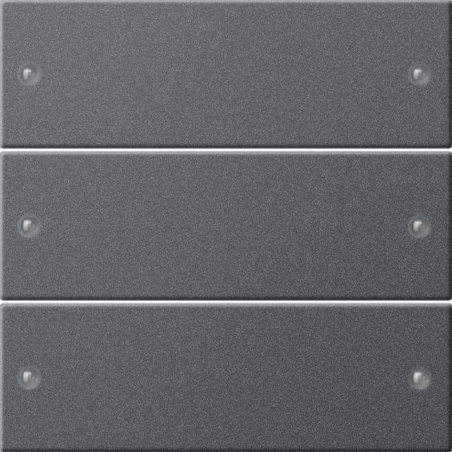 Wippenset 3fach System 55 Anthrazit (lackiert) 218328