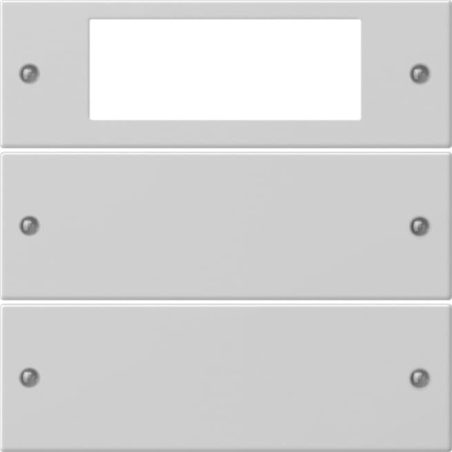 Wippenset 2fach Plus System 55 Grau matt (lackiert) 2192015