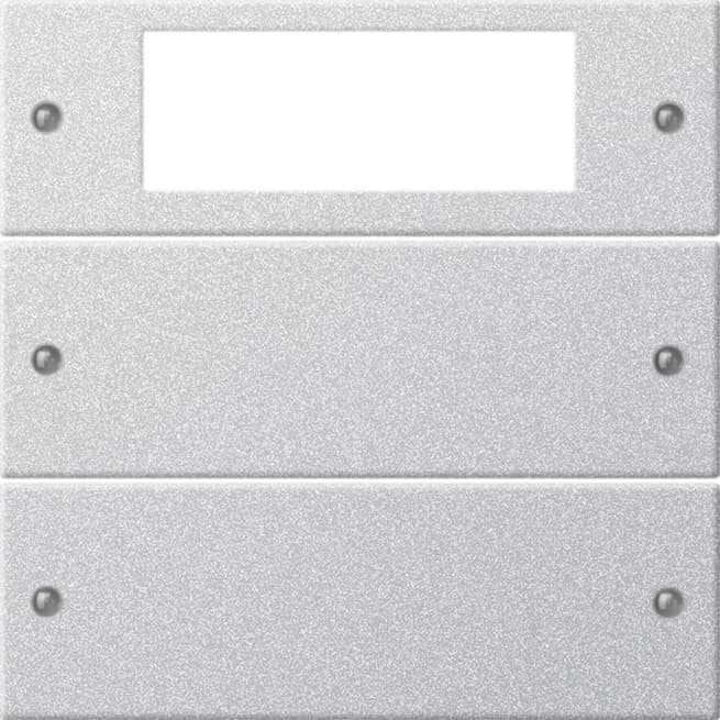 Wippenset 2fach Plus System 55 Farbe Alu (lackiert) 219226