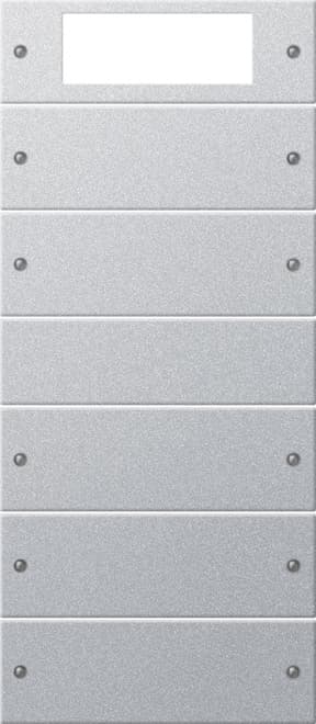 Wippenset 5fach Plus (2+3) System 55 Farbe Alu (lackiert) 219526