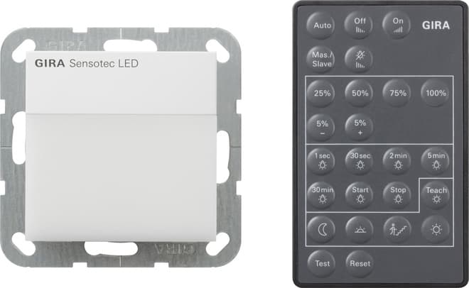 Sensotec LED m.Fernbedienung System 55 Reinweiß glänzend 236803
