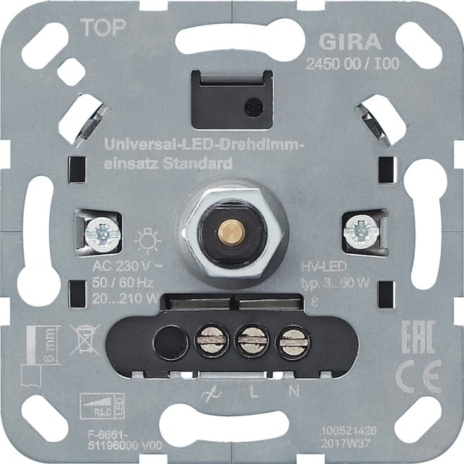 S3000 Uni-LED-Drehdimm-einsatz Standard Einsatz