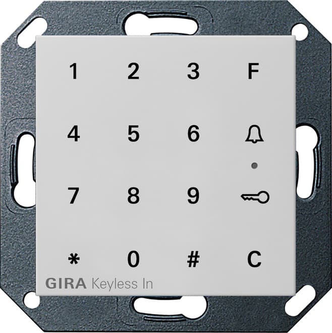 Keyless In Codetastatur System 55 Grau matt (lackiert) 2605015