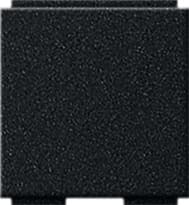 Uni-Blindabdeckung MJ 2fach 30 +BSF System 55 Schwarz matt (lack.) 2645005