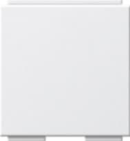 Uni-Blindabdeckung MJ 2fach 30 +BSF System 55 Reinweiß glänzende 264503