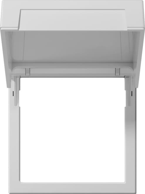 Montagerahmen Klappdeckel System 55 Grau matt (lackiert) 2658015