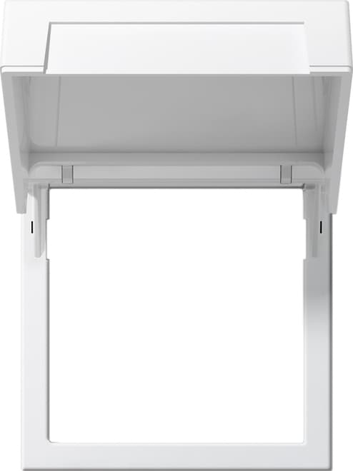 Montagerahmen Klappdeckel System 55 Reinweiß glänzend 265803