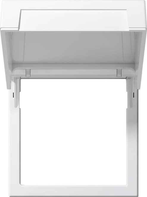 Montagerahmen Klappdeckel System 55 Reinweiß seidenmatt 265827