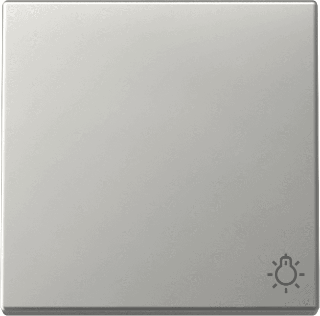 Wippe Symbol Licht System 55 Edelstahl 3285600