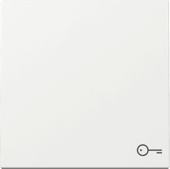Wippe Symbol Tür System 55 Reinweiß glänzend 328703