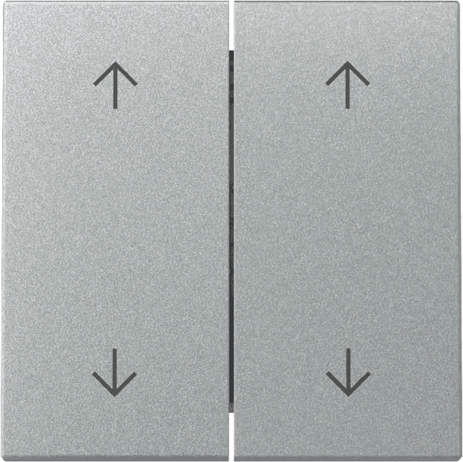 Wippe 2fach Pfeile System 55 Farbe Alu 329726