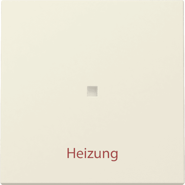Wippe KF+Heizung Ein/Aus System 55 Cremeweiß glänzend 367801