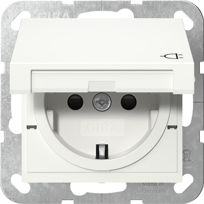 SCHUKO-Steckdose KD+Shutter SRK System 55