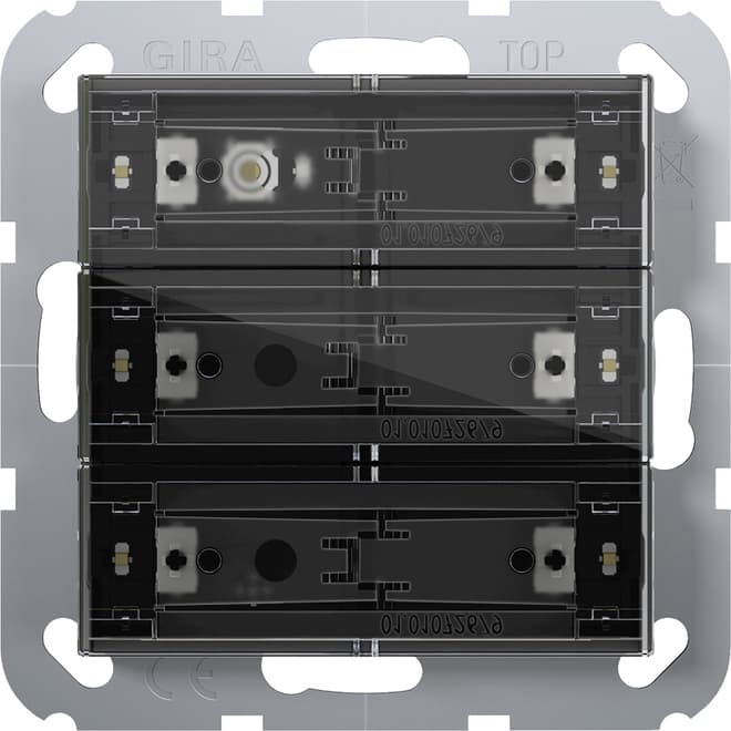 Tastsensor4 Komfort 3fach OneKNX System 55