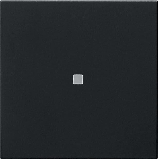 RF Bedienaufsatz 1fach KNX System 55 Schwarz matt (lackiert) 5104005