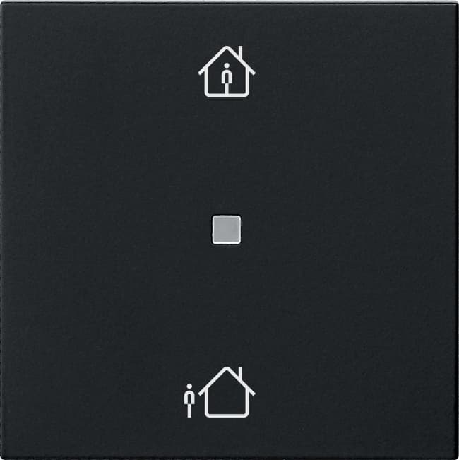 RF Bedienaufsatz 1f Heizmodus KNX System 55 Schwarz matt (lack.) 5106005