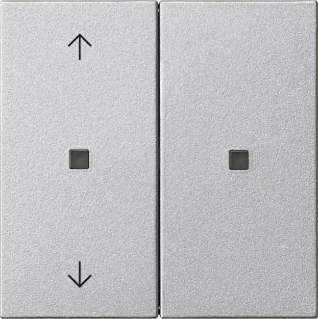 RF Bedienaufsatz 2f Pfeile KNX System 55 Farbe Alu 510826