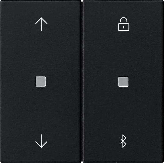 S3000 Jalousie-/Schaltuhr BT Pfeile System 55 Schwarz matt (lack.) 5367005