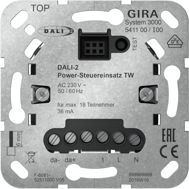 S3000 DALI-2 Power-Steuereins.TW Einsatz