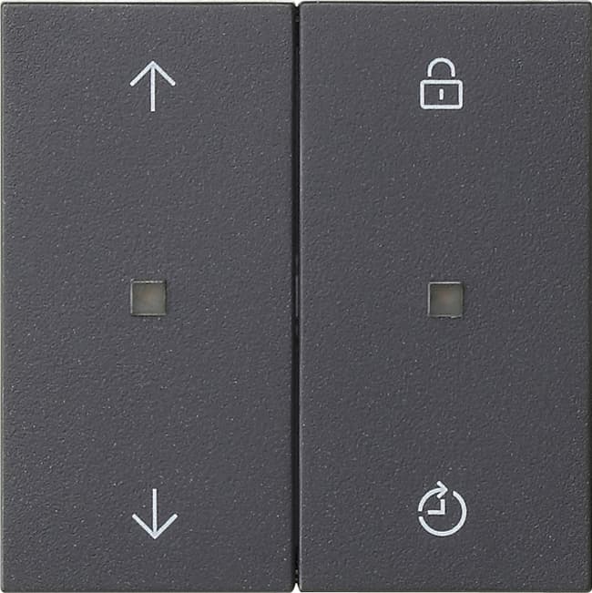 eNet Funk Bedienaufsatz Memory Pfeile System 55 Anthrazit 549228