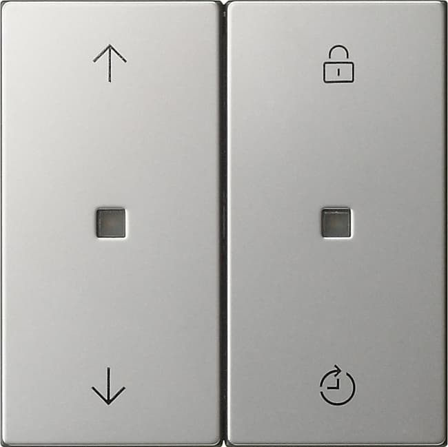 eNet Funk Bedienaufsatz Memory Pfeile System 55 Edelstahl 5492600