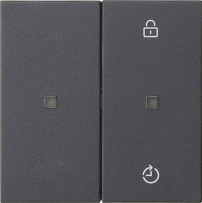 eNet Funk Bedienaufsatz Memory System 55 Anthrazit 549328