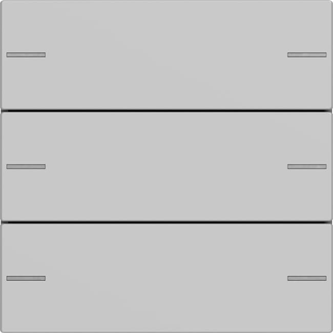 Wippenset 3fach Tastsensor4 System 55 Grau matt (lackiert) 5753015