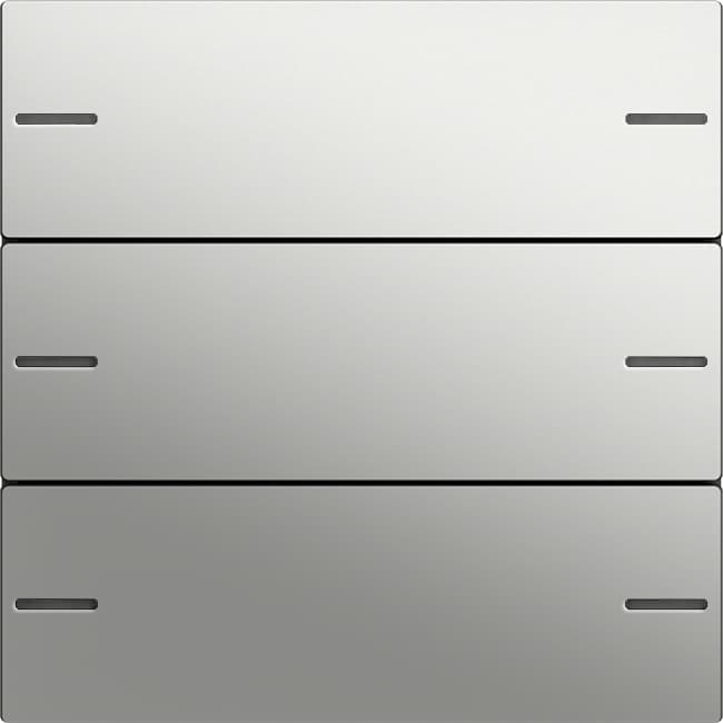 Wippenset 3fach Tastsensor4 System 55 Edelstahl 5753600
