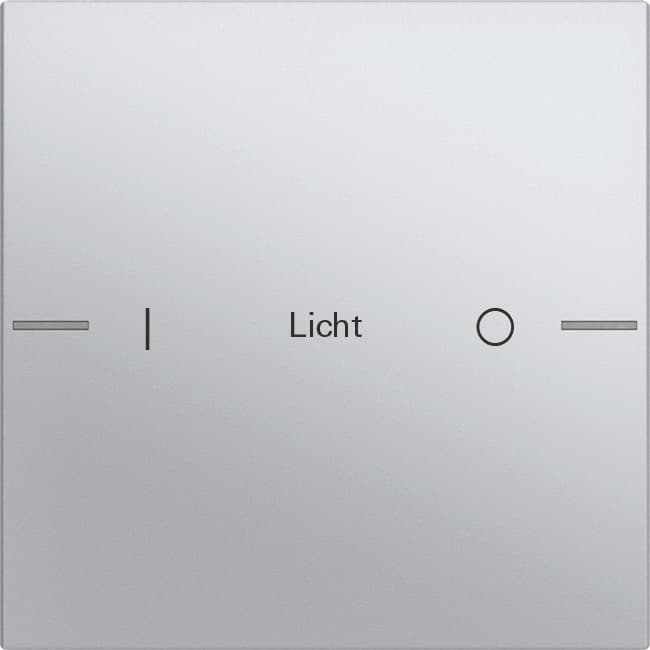 Wippenset 1fach indiv. Tastsensor4 System 55 Farbe Alu 576126
