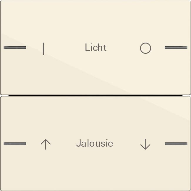 Wippenset 2fach indiv. Tastsensor4 System 55