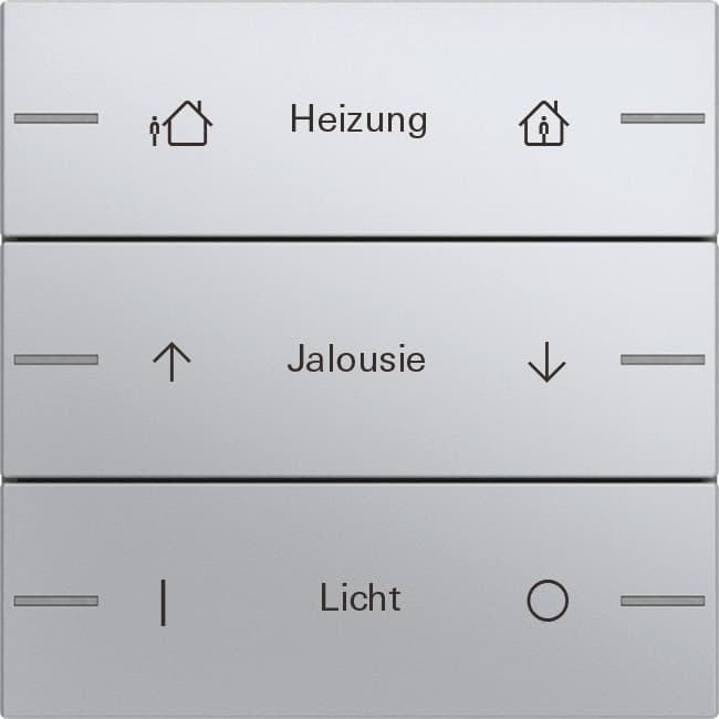 Wippenset 3fach indiv. Tastsensor4 System 55
