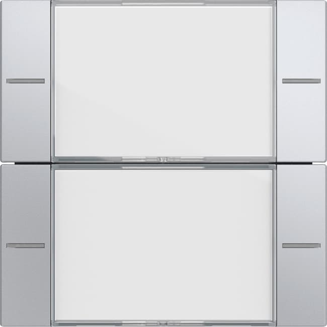 Wippenset 2f BSF Tastsensor4 System 55 Klar/Farbe Alu 577226