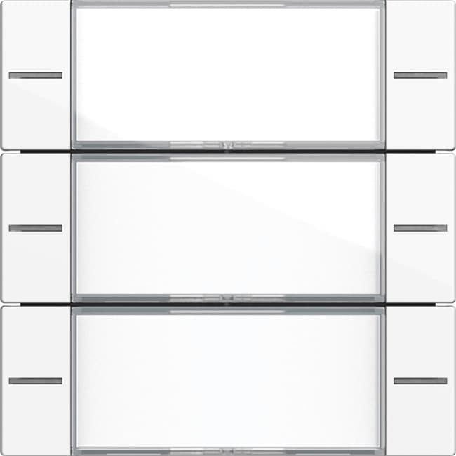 Wippenset 3f BSF Tastsensor4 System 55 Klar/Reinweiß glänzend 577303