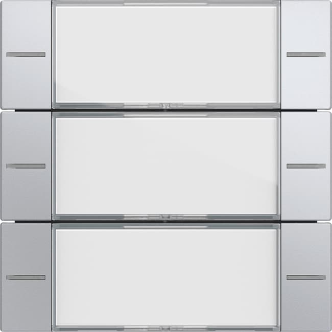 Wippenset 3f BSF Tastsensor4 System 55 Klar/Farbe Alu 577326