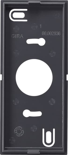 Montageplatte Wohnungsstation AP+Gong System 55 Anthrazit 850528
