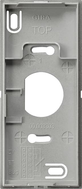Montageplatte Wohnungsstation Video AP System 55 Farbe Alu 851026
